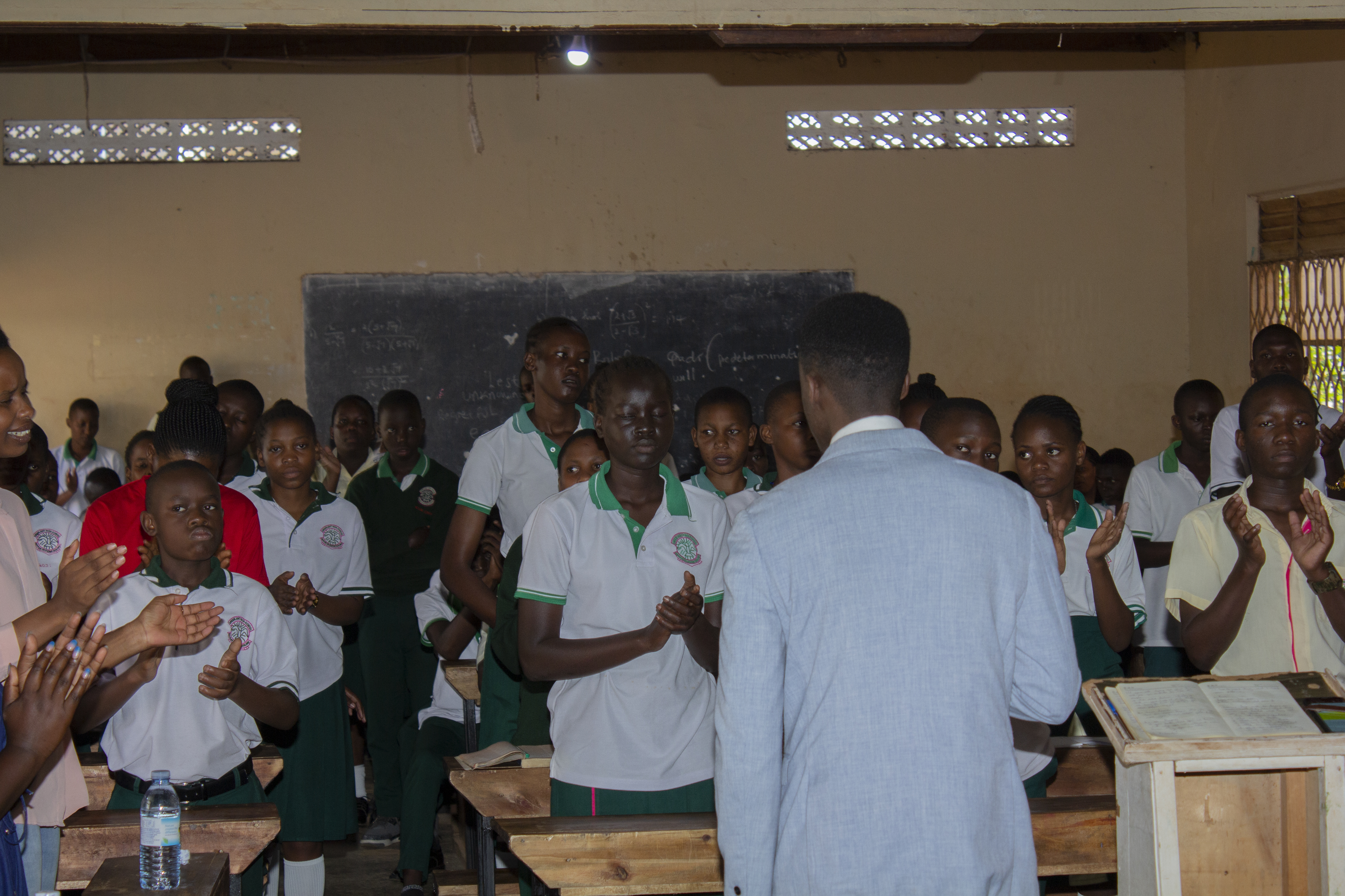 A youth discipleship group studying the Bible, a core part of our student ministry.